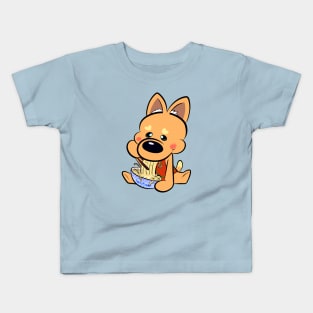 Ramen Pupper Kids T-Shirt